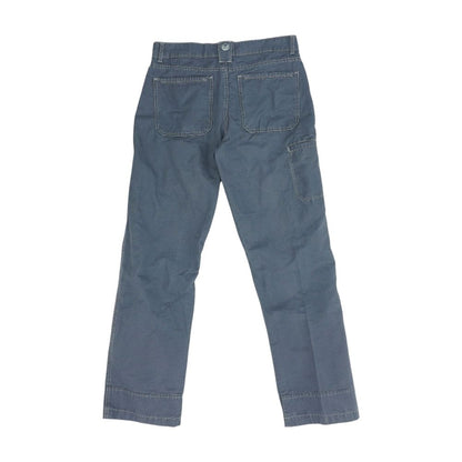 Gray Solid Chino Pants