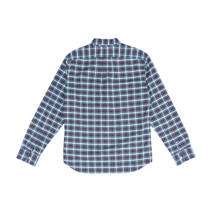 Multi Plaid Long Sleeve Button Down