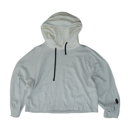 Gray Solid Hoodie Pullover