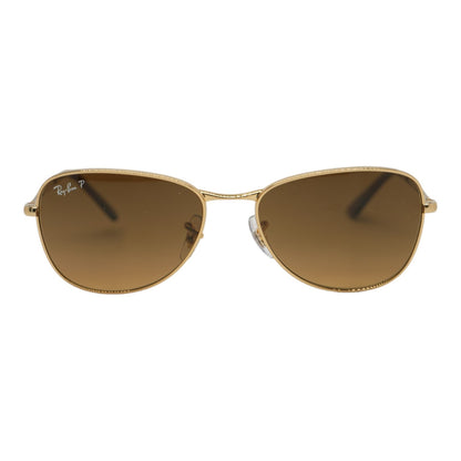 Gold RB 3733 Oval Sunglasses