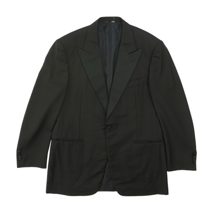 Canali Black Solid Sport Coat – Image 1