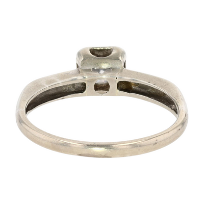 1/3 ctw 14K White Gold Diamond Engagement Ring