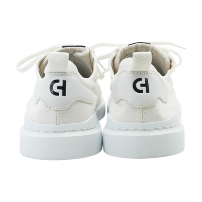 White Low-Top Casual Shoes