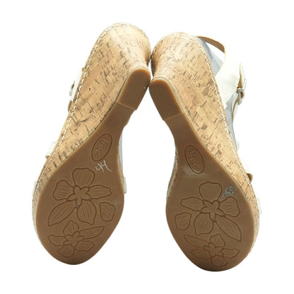 White Wedged Sandals