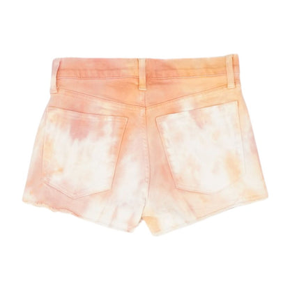 Multi Tie Dye Denim Shorts