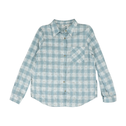 Blue Plaid Button Down