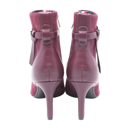 Burgundy Ankle Boots