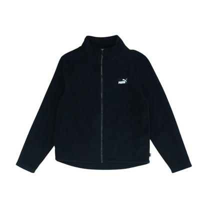 Black Solid Active Jacket