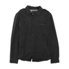 Charcoal Solid Flannel Button Down