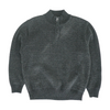 Gray Solid Pullover Sweater