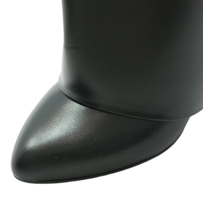 Black Shark Lock Knee High Boots