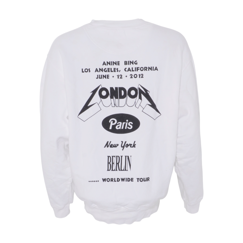White Ramona Tour Sweatshirt