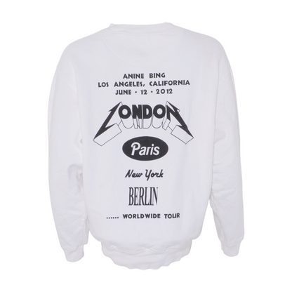 White Ramona Tour Sweatshirt