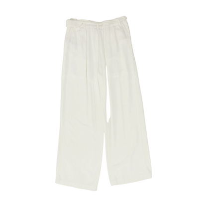 White Wide Leg Pants