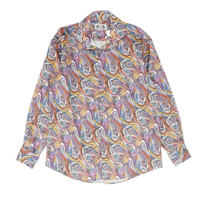 Multi Paisley Long Sleeve Button Down