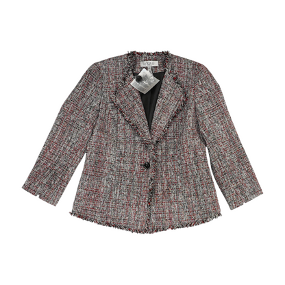 Red Print Blazer