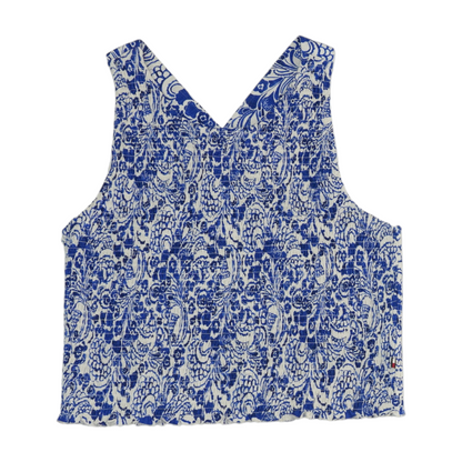 White Print Blouse