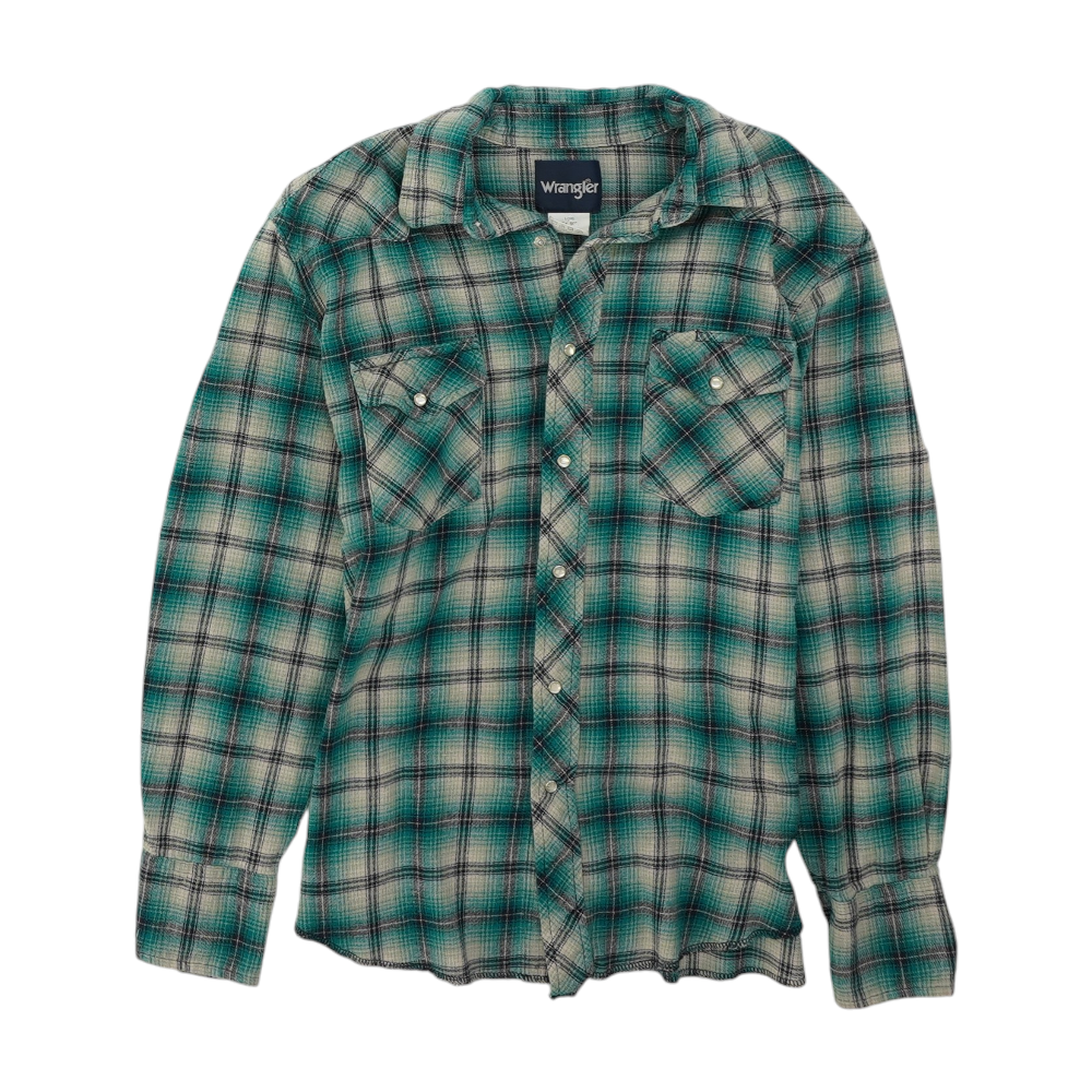 Multi Plaid Flannel Button Down
