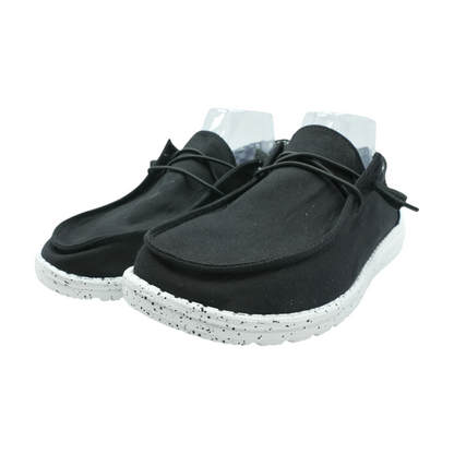 Black Slip-On Flats