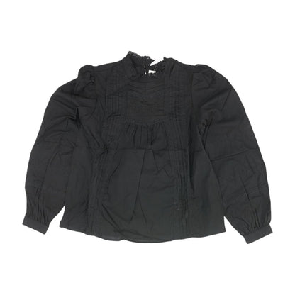 Black Solid Knit Top