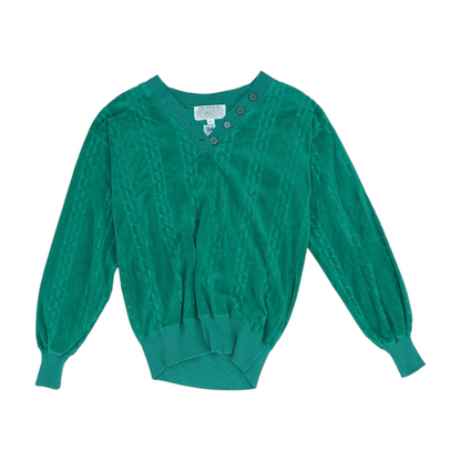 Green 1/4 Zip Sweater
