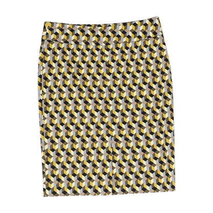 Multi Geometric Midi Skirt