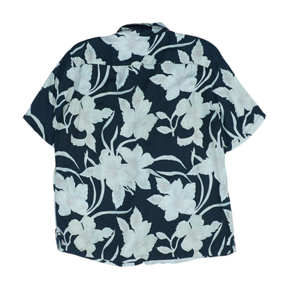 Black Floral Long Sleeve Button Down