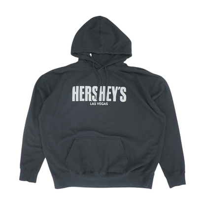 Black Solid Hoodie Pullover