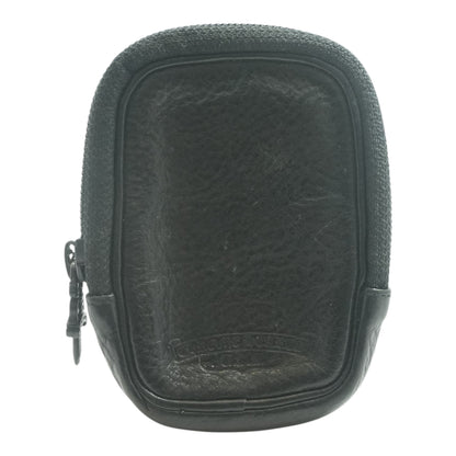 Black Leather Coin Pouch