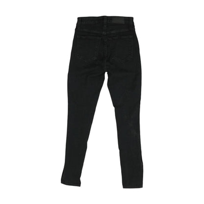 Black High Rise Skinny Leg Jeans