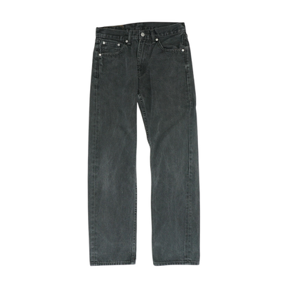 505 Black Regular Jeans
