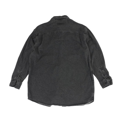 Black Denim Coat
