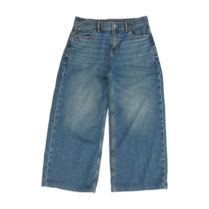 Blue Wide Leg Jeans