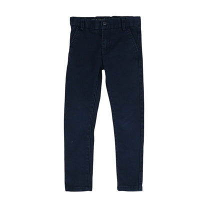 Navy Solid Chino Pants