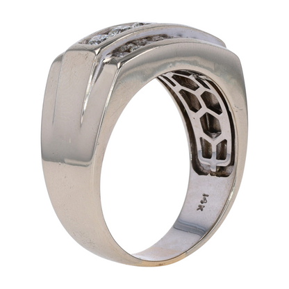 1 5/8 ctw 14K White Gold Diamond Band