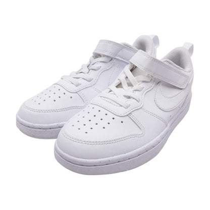 Court Borough Low Recraft White Leather Athletic Shoes