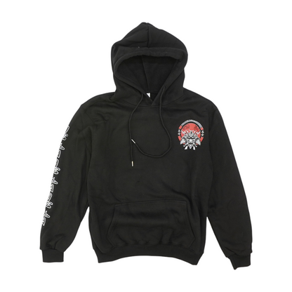Black Solid Hoodie Pullover