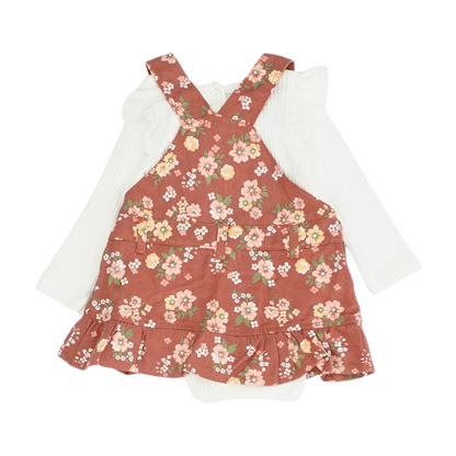 Mauve Floral Dress