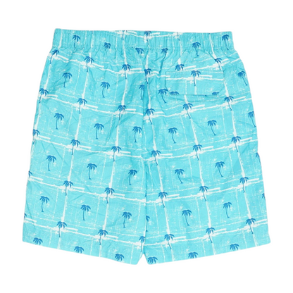 Blue Abstract Swim Bottom