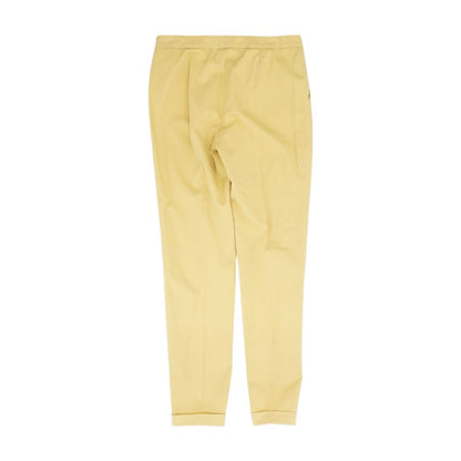 Yellow Solid Chino Pants