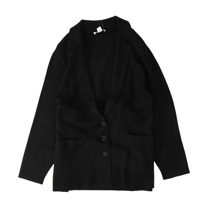 Black Plus Size Cardigan Sweater