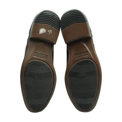 Black Leather Derby/oxford Dress Shoes