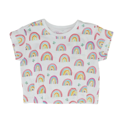 White Print T-Shirt