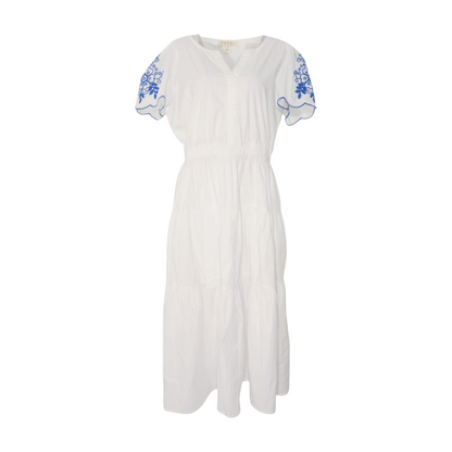 White Plus Midi Dress