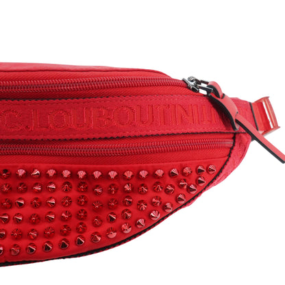Red Paris NYC Spiked Waist Bag