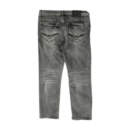 Gray Straight Jeans