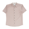 Mauve Abstract Short Sleeve Button Down