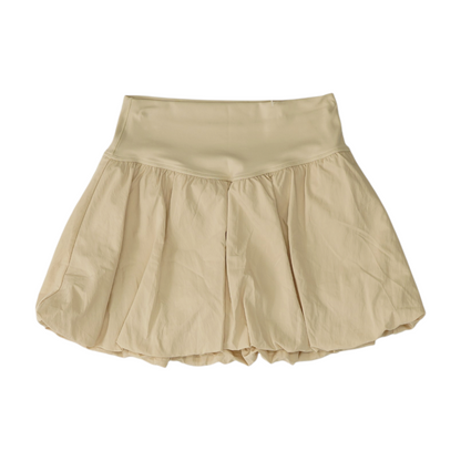 Beige Mini Skort