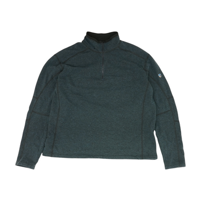Navy Solid 1/4 Zip Pullover