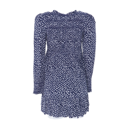 Navy Floral Mini Dress